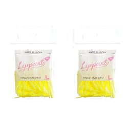LSTYLE L-Style Dart Accessory: Lippoint - Soft Tip Dart Point Replacement - Standard Thread - Lemon Yellow 2 Pack