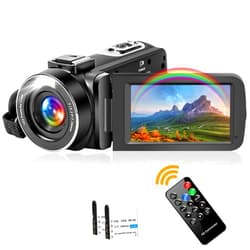 OLESIT Video Camera Camcorder, 1080P 48MP Full HD Camcorder 16X Digital Video Camera for YouTube