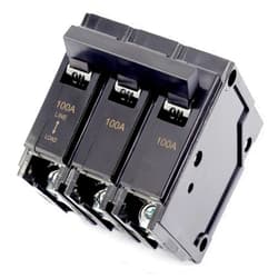 ARTVIP Q3100 100Amp 3 Pole Circuit Breaker Compatible with Siemens PL and ES Series Load Centers, Plug-in Mount Standard Thermal Magnetic Protection, 10KA 120/240V(3P 100A)