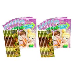 KaleidoQuest Bundle of 12 Disney Fairies Tinkerbell Grab and Go Play Packs and 12 KaleidoQuest Fairies-Themed Colorable Bookmarks
