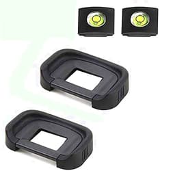 ULBTER EB Eyepiece Eyecup Eye Cup for Canon EOS 90D/80D/70D/60D/50D/40D/20D/5D Mark II/5D Mark I/6D Mark II/6D Mark I (2-Pack), ULBTER viewfinder Eyecup with Hot Shoe Cover