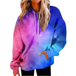 GOFULY Sweatshirt Blazer Women Fall Solid Hoodies Lightweight Winter Sweatshirts Long Sleeve Drawstring Sweaters With Pocket