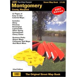 The Map People ADC Adcs Street Atlas of Montgomery Country Maryland