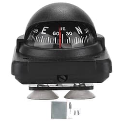 Joyzan Car Compass, Automotive Dash Mini Auto Sea Marine Dashboard Suction Pivoting Adjustable Foldable Navigation Direction Pointing Guide Ball Mount Tool Boat Ship RV Vehicle Outdoor Trip Hiking