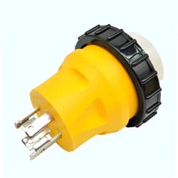 Parkworld 692118 RV Marine Power Generator Adapter Generator 30A L14-30P Male to Marine 50A SS2-50R Female with Locking Ring