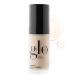 Glo Skin Beauty Luminous Liquid Mineral Foundation Makeup with SPF 18 (Porcelain) - Improves Uneven Skin Tone, Smooths & Corrects Imperfections, Sheer to Medium Coverage, Dewy Finish