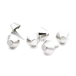 CRAFTMEMORE Cone Brads Purse Feet Handbag Flat Nailheads Spike Prong Studs Avail in Multiple Sizes 100 PCS (15 mm (≈5/8
