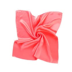 XINMELISHANG 52 x 52cm 100% Silk Women’s Neck Square Scarf Pure Color Neckerchief Headwrap