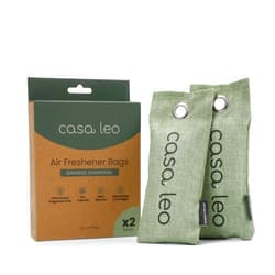 Smarty Pear Leo's Loo Too by Casa Leo I Charcoal Replacement Bags I Made of Bamboo Charcoal I Removes Odors