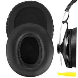 Geekria QuickFit Replacement Ear Pads for Sennheiser Momentum Over-Ear Headphones Ear Cushions, Repair Parts (Black)