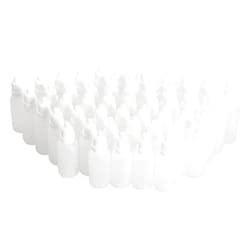 Wowlife Clear 5ml/10ml/8ml/15ml/20ml/30ml/50ml White Plastic Empty Squeezable Dropper Bottles 50 Pcs Eye Liquid Dropper with Caps (5ml)