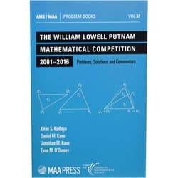 By Kiran S. Kedlaya (Author), Daniel M. Kane (Author), Jonathan M. Kane (Author), Evan M. O'Dorney (Author) & 1 more The William Lowell Putnam Mathematical Competition 2001-2016: Problems, Solutions, and Commentary (Problem Books)