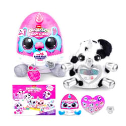 Rainbocorns Adopt-A-Corn Surprise (Dalmatian) by ZURU Plush Toy, Collectible Plush, Baby, Surprise Eggs for Girls & Children
