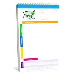 Gethelud Food Journal Diary, 52 Sheets Spiral Bound Meal Planner Healthy Eating Tracker-Protein, Calories, Carbs, Fat, Water Tracker, Food Log for Weight Loss & Fitness, Daily Nutrition Diary