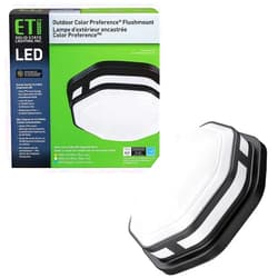 ETi Solid State Lighting 54466101 830L Flush Mount Exterior LED Light in Black