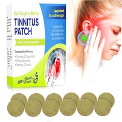 Topicy Tinnitus Relief for Ringing Ears, (50Pcs) Tinnitus Relief Patches, Natural Herbal Blend, Support Ear Tinnitus Relief for Men & Women