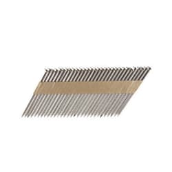 B&C Eagle A3X131RSS/33 Offset Round Head 3-Inch x .131 x 33 Degree S304 Stainless Steel Ring Shank Paper Tape Collated Framing Nails (500 per box)