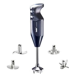 bamix® of Switzerland M200 MAXX 2-Speed Stick Blender/Immersion Blender, Black – Multipurpose Blade, Beater, Whisk, Meat Mincer