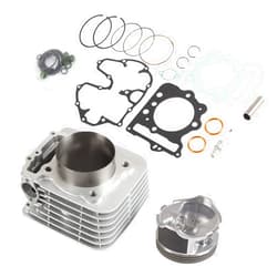 RANSOTO 89mm 440CC Big Bore Cylinder Piston Gasket Top End Rebuild Kit Compatible with 1999-2014 TRX400X TRX400EX Sportrax XR400R Replace 12100-KCY-670 12100-HN1-A70