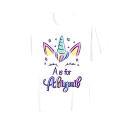 First Name Abigail Apparel First Name Abigail Personalized A Is For Abigail T-Shirt