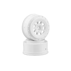 J Concepts Inc. 9-Shot 12mm Hex 3mm Offset Wheel White 2pc JCO3420W RC Tire