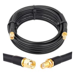 XRDS -RF 10ft SMA Male to SMA Female Coax Extension Cable, 50 Ohm KMR240 Low Loss SMA Coax Coaxial Cable with SMA Connectors for 3G/4G/5G/LTE/ADS-B/WiFi/RF/Ham/Radio