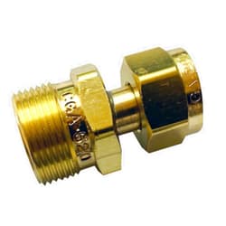 Preece Precision CGA-200 MC Acetylene Cylinder Tank to CGA-520 B Regulator, Adaptor, Connect you 