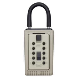 Kidde AccessPoint 001404 KeySafe 3-Key Portable Push Button Key Safe Box, Clay