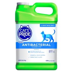 Cat's Pride New Antibacterial Cat Litter: Destroys 99.9% of Odor-Causing Bacteria - Powerful Odor Control - Premium Lightweight Clumping Litter - Scented, 12 Pounds