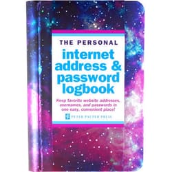 By Peter Pauper Press (Author) Galaxy Internet Address & Password Logbook (Cover band is removable for security)