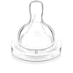 Philips AVENT BPA Free Classic Medium Flow Nipple, 2-Pack