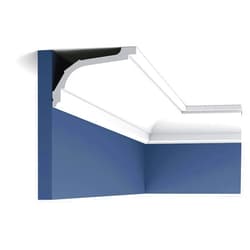 Orac Decor C220 | High Density Polyurethane Crown Moulding | Primed White | 4in Sample Piece