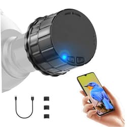 Wedaniya WiFi Wireless Digital Eyepiece for Telescope-HD 4 Megapixels Camera for 25mm-50mm Optical Telescope and Microscope, Easy Installation, Accessory for Telescopes, 2K Video Recording,Timer Shooting