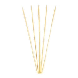 KingSeal 1000 Count | KingSeal Natural BAMBOO Heavy Weight Wood Kebab Skewers, Sticks, 10 Inch Length x 3.8mm, Bulk Pack - 1 Box of 1000