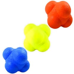 AIRLAXER Reaction Ball,Reflex Ball for Hand Eye Coordination Training,2.83 inch,Pack of 3-Orange,Blue,Yellow.