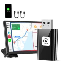 Mardayket Mini Wireless Carplay Adapter for Apple, 2025 Stable Wireless carplay Adapter Smallest Fast Convert Factory Wired to Wireless CarPlay Dongle Cars for iOS