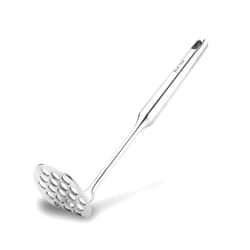 PEUTIER Potato Masher, Stainless Steel Mini Avocado Masher Small Mashed Potato Ricer Food Masher Kitchen Tool for Avocados, Beans, Meat, Fruit and Vegetables, Dishwasher Safe