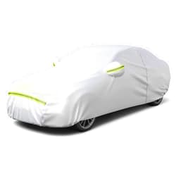 Favoto 6 Layers Car Cover Waterproof - All Weather Full Exterior Cover for Coupe Outdoor Heavy Duty Rain Sun Snow Protection Windproof Fit for Coupe (178-185 inch)