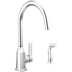 Peerless Ezra Single-Handle Kitchen Sink Faucet with Side Sprayer, Chrome P199152LF