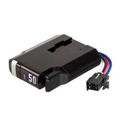 CURT 51146 TriFlex NEXT Proportional Inertia Electric Trailer Brake Controller, Fully Adjustable, Low Profile, 2-4 Axles, Plug-and-Play