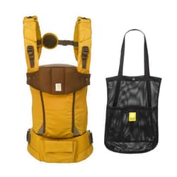 LILLEbaby LÍLLÉbaby Serenity 6-in-1 Ergonomic Baby Carrier, Newborn to Toddler, Lumbar Support with Convertible Tote, Harvest