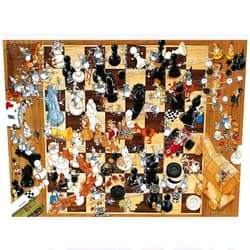 Heye Triangular Degano Puzzles (Black/White, 1000-Piece)