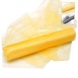 Ableme Deco Gold Shimmer Tulle Fabric Roll, 54