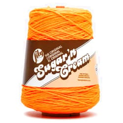 Generic Lily Sugar N Cream Cones Hot Orange Yarn - 1 Pack of 14oz/400g - Cotton - #4 Medium - 706 Yards - Knitting/Crochet