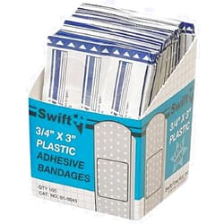 Honeywell North by Honeywell 010045 Plastic Strips, 3/4-Inch x 3-Inch, 100 per box