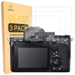 Mr.Shield [3-Pack] Screen Protector For Sony A7 IV Alpha 7 IV A7IV A7M4 Camera [Tempered Glass] [Japan Glass with 9H Hardness] Screen Protector