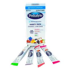 Pedialyte Electrolyte Powder Packs Are A Convenient & Portable Way To Quickly Replenish Lost Fluids & Electrolytes To Help Prevent Dehydration, Just Add Water, 8 Powder Packs, Variety Pack