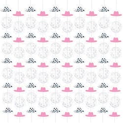 Razulugg 10 Pcs Cowgirl Bachelorette Party Decorations Glitter Cowgirl Disco Ball Western Last Rode Party Hanging for Pink Party and Bridal Cowgirl Wedding Birthday Decor