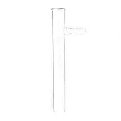 Eisco Labs - 125x16mm Borosilicate Glass Test Tube with Side Arm - Lab Equipment for Gas Collection, Distillation, and Chemical Reactions - Durable and Easy to Clean