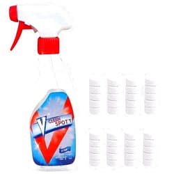 Jialansm Multifunctional Solid Effervescent Tablets, Deep Cleaning In Bathrooms And Kitchens Tablets, Portable Cleaning In Plastic Water Bottles Tablets (Basic Set)